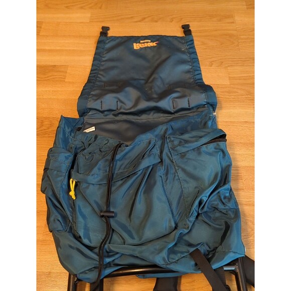 ROKK Nomad Backpack External Aluminum Frame Camping Hiking Green - Picture 5 of 12